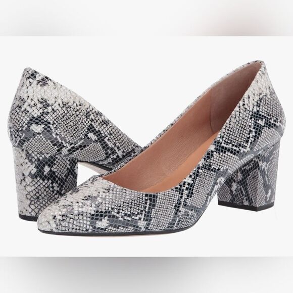 Corso Como Snakeskin Pump Heels 7 1/2 Mob Wife Whimsigoth Rebel Punk Rock Chic - Picture 1 of 12